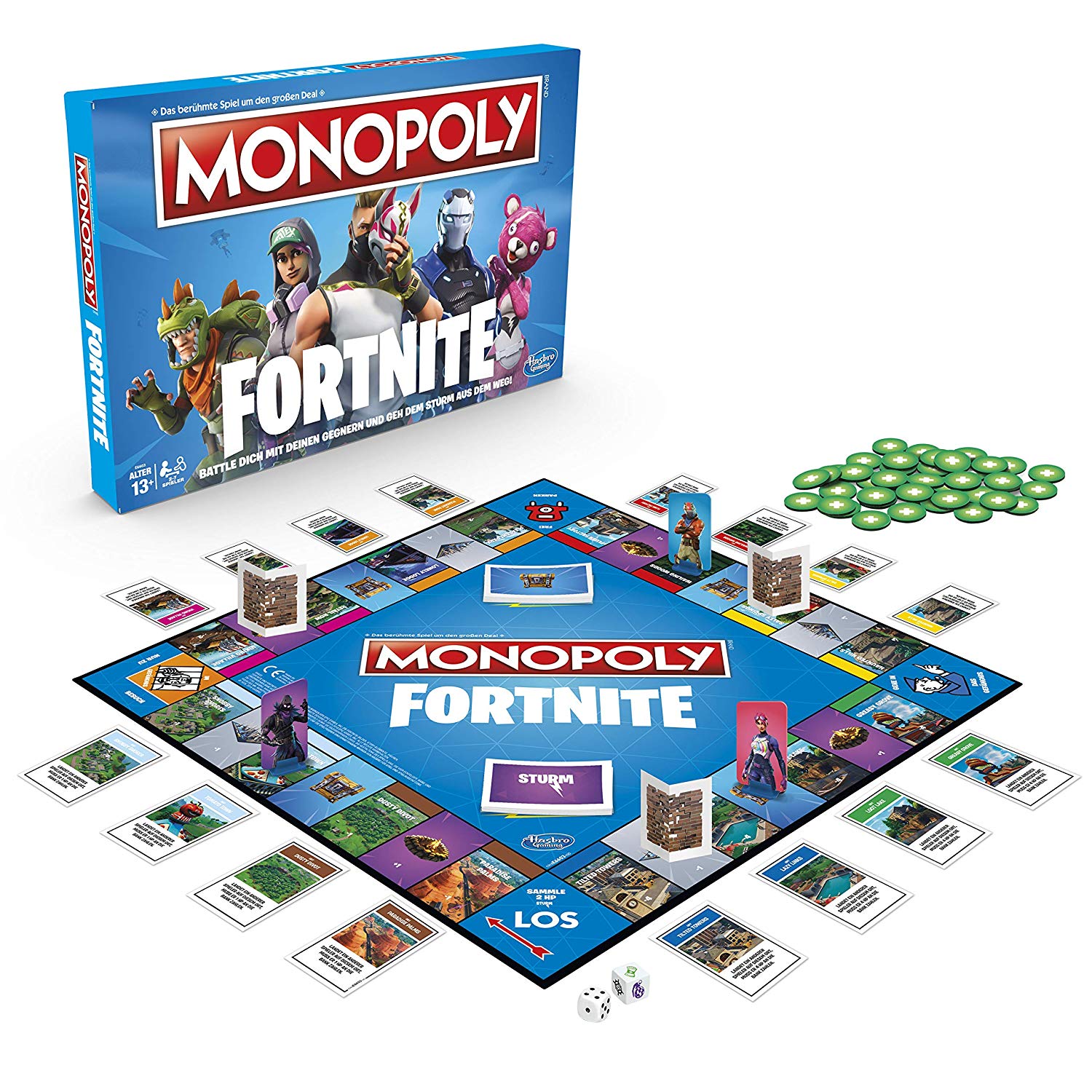 Hasbro Monopoly E6603100 Monopoly Fortnite Edition Germean Version