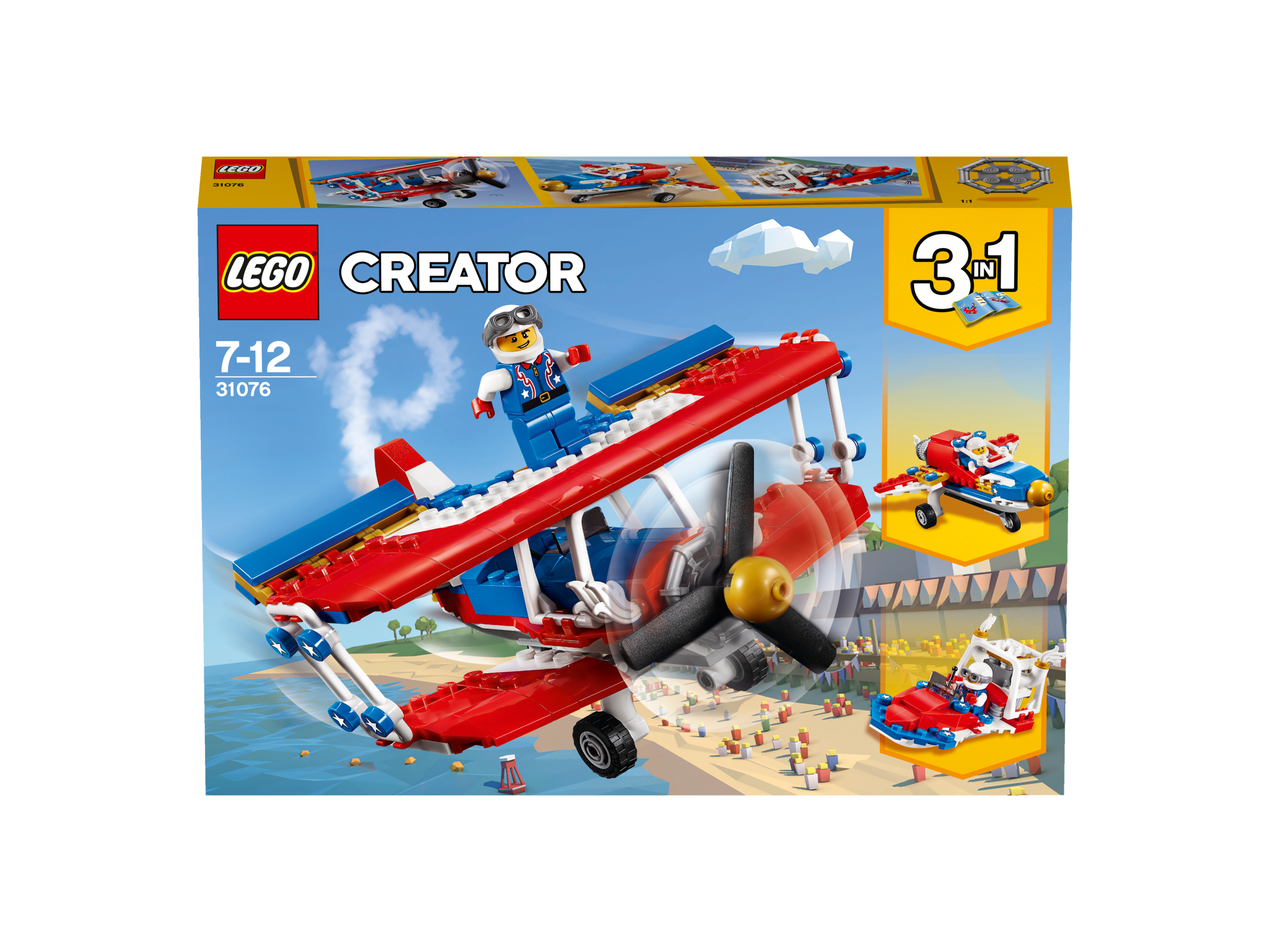 LEGO® Creator 31076 - Tollkühner Flieger, Bauspielzeug
