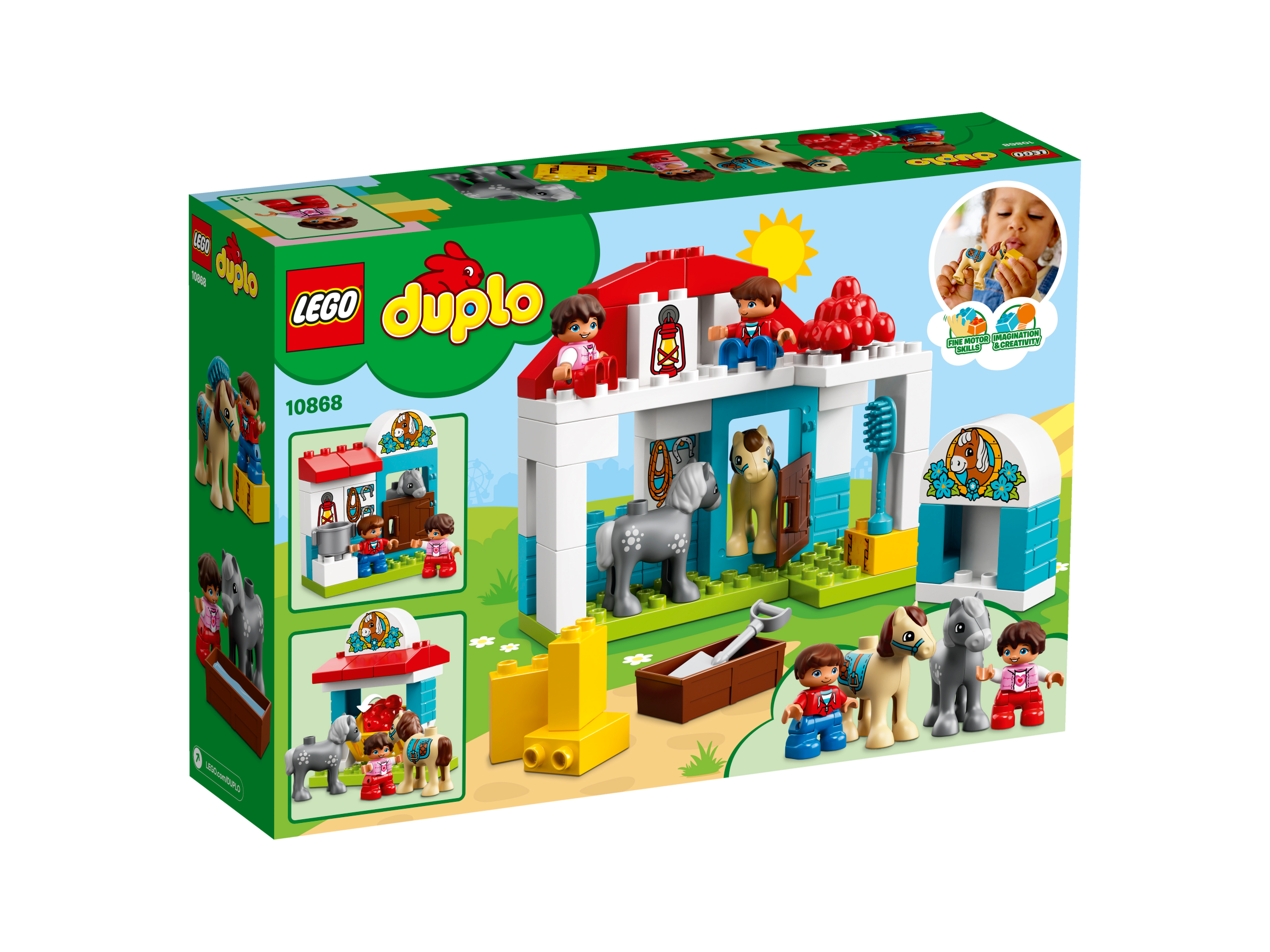 LEGO® DUPLO® 10868 - Pferdestall, Spielzeug für Das Kindergartenalter