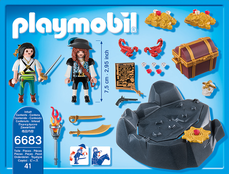 PLAYMOBIL® 6683 - Piraten-Schatzversteck