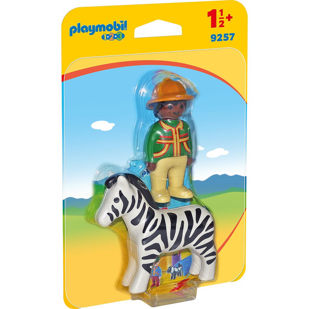 PLAYMOBIL® 9257 - Ranger mit Zebra