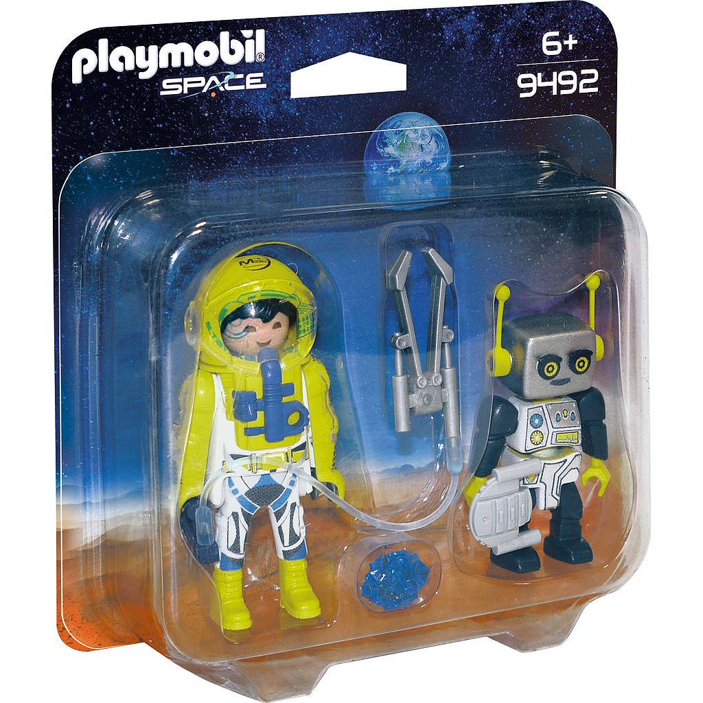 PLAYMOBIL® 9492 - Duo Pack Astronaut und Roboter