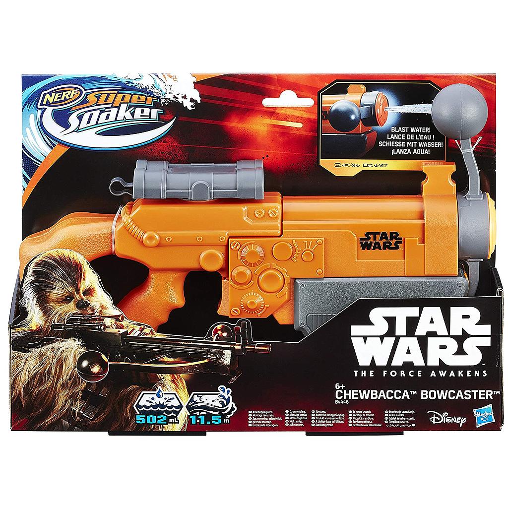 Hasbro Super Soaker B4446EU4 - Star Wars E7 Super Soaker Chewbacca Bowcaster,Wasserpistole