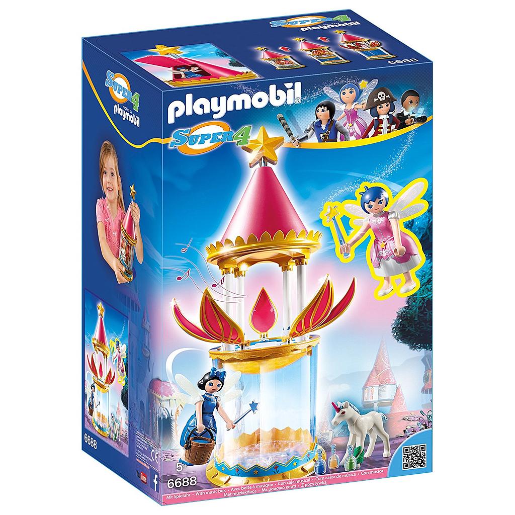 PLAYMOBIL® 6688 - Zauberhafter Blütenturm mit Feen-Spieluhr und Twinkle