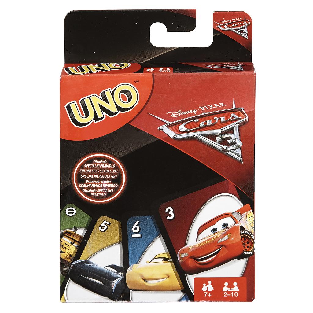 Mattel Spiele FDJ15 - UNO Cars 3 Kartenspiel