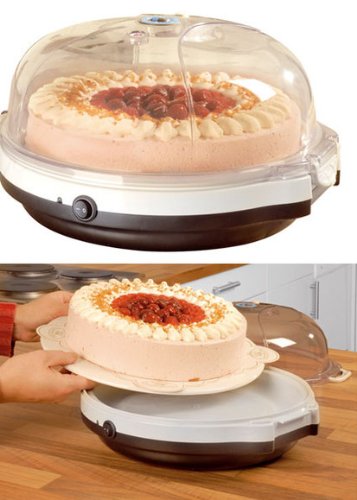 Vakuum Frische Box für Kuchen (bis 23 cm Durchmesser) mit Adapter