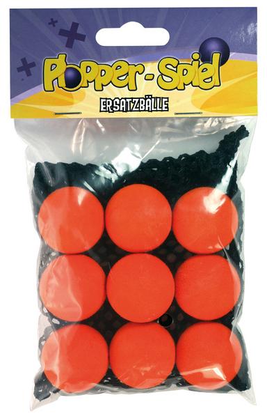 Plopper - Ersatzbälle, orange, 9er-Pack