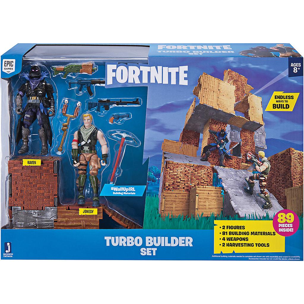 Fortnite - Turbo Builder Set mit Spielfiguren Jonesy und Raven