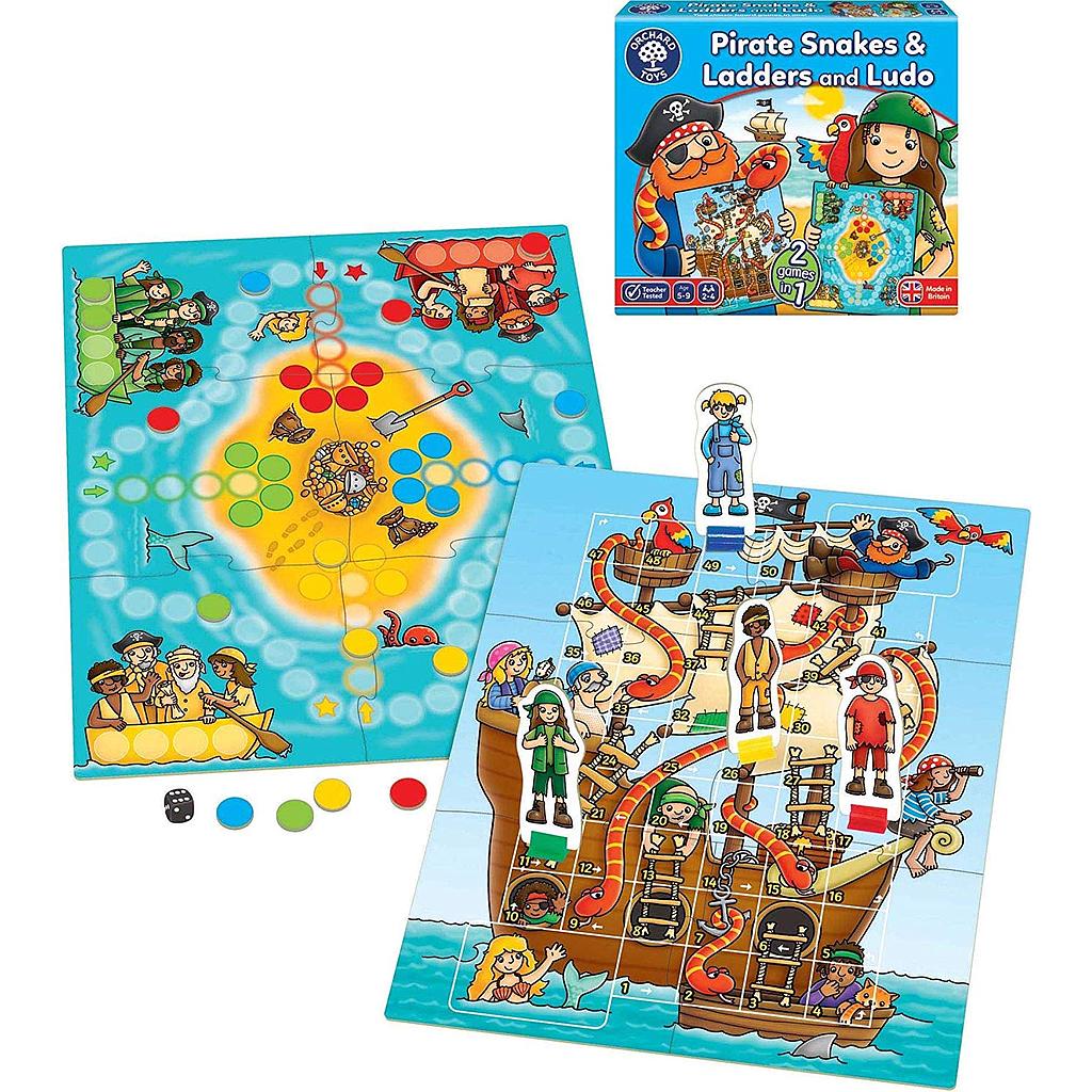 Pirate Ludo, Brettspiel (gepliestert)
