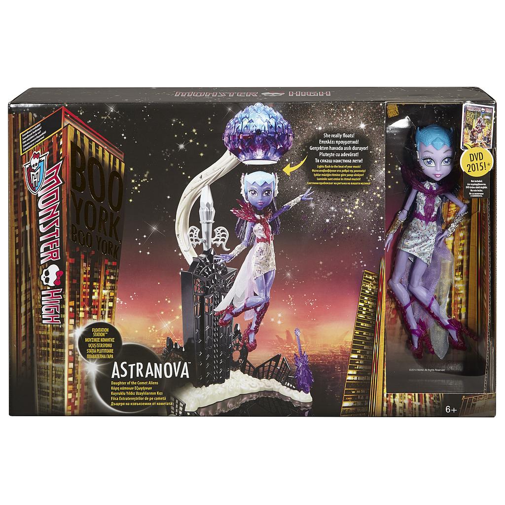 Mattel Monster High CHW58 - Buh York, Kometen-Schwebestation und Astranova