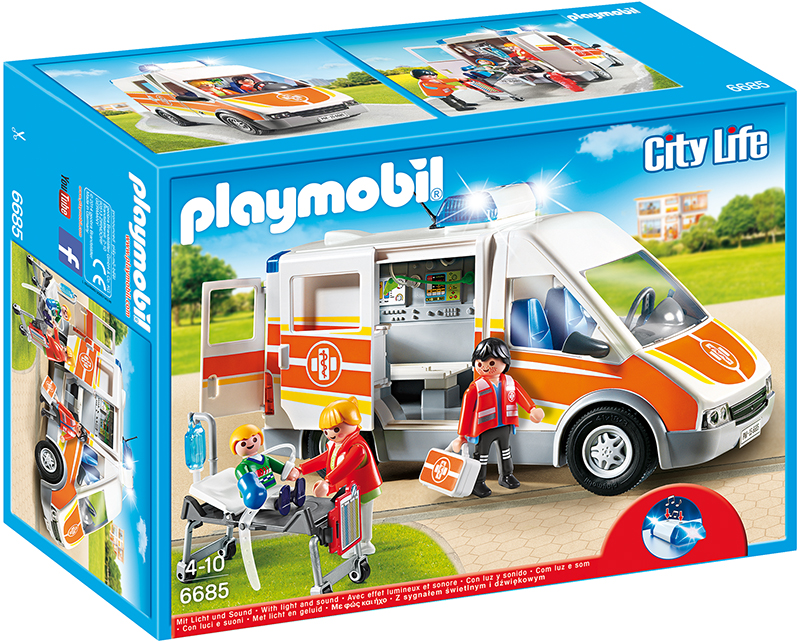 PLAYMOBIL® 6685 - Krankenwagen mit Licht und Sound