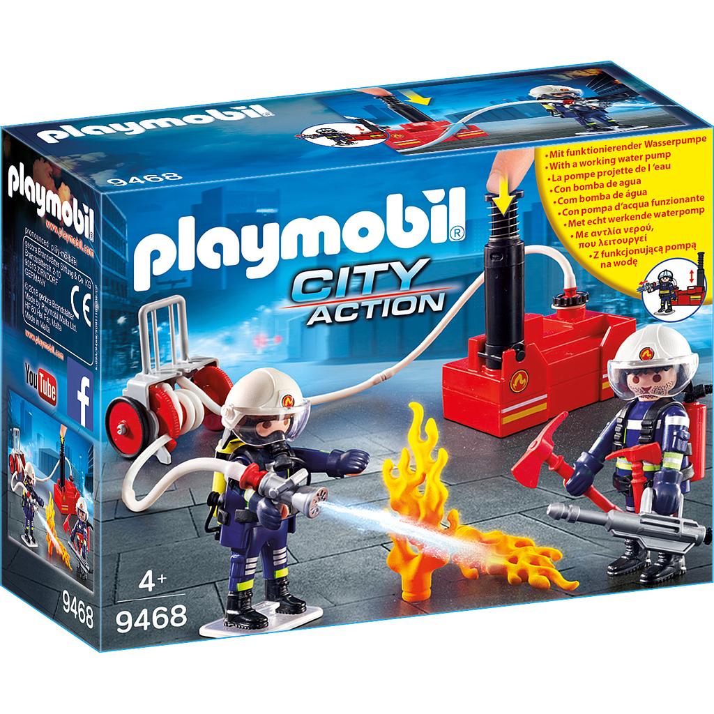 PLAYMOBIL® 9468 - Feuerwehrmänner mit Löschpumpe
