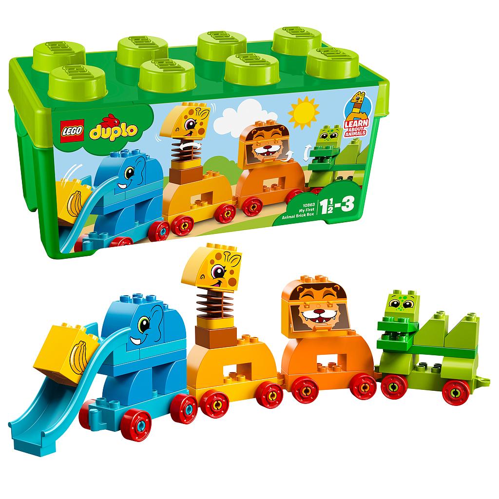 LEGO® DUPLO® My First 10863 - Meine erste Steinebox mit Ziehtieren