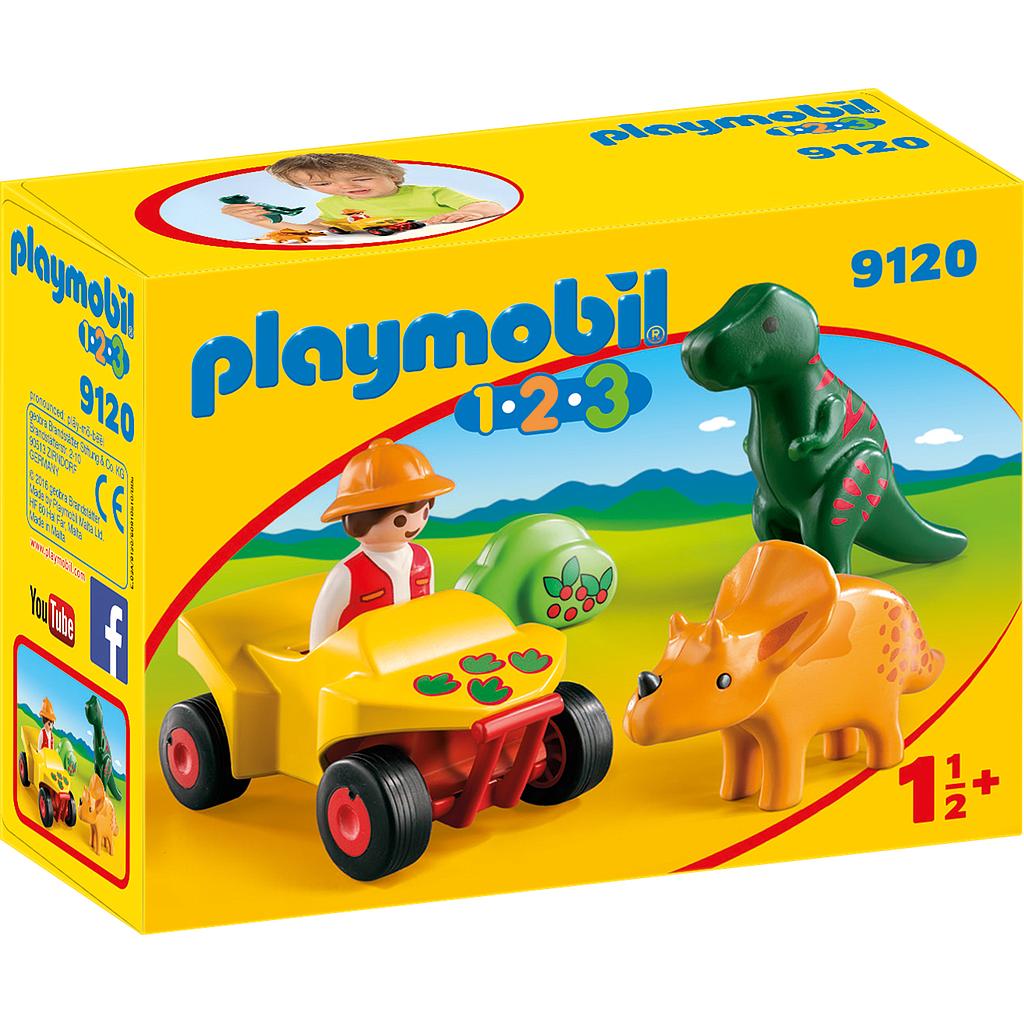 PLAYMOBIL® 9120 - Dinoforscher mit Quad