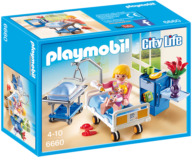 PLAYMOBIL® 6660 - Krankenzimmer mit Babybett