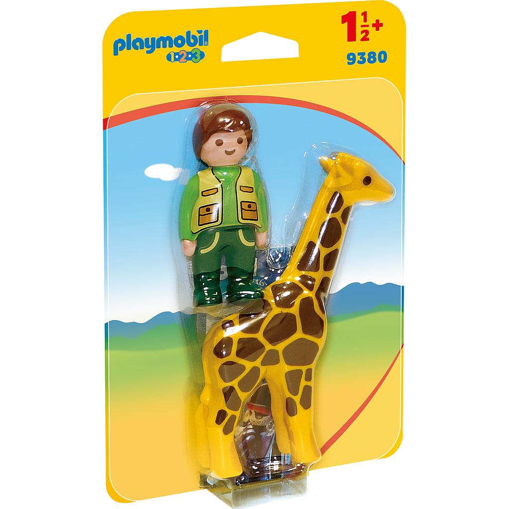 PLAYMOBIL® 9380 - Tierpfleger mit Giraffe