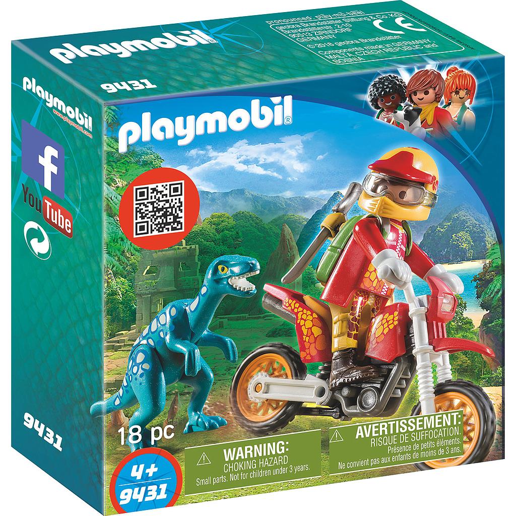 PLAYMOBIL® 9431 - Motocross-Bike mit Raptor