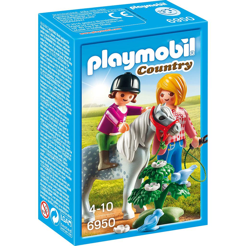 PLAYMOBIL® 6950 - Spaziergang mit Pony