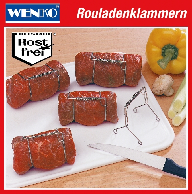 WENKO® - 10er Set Rouladenklammern