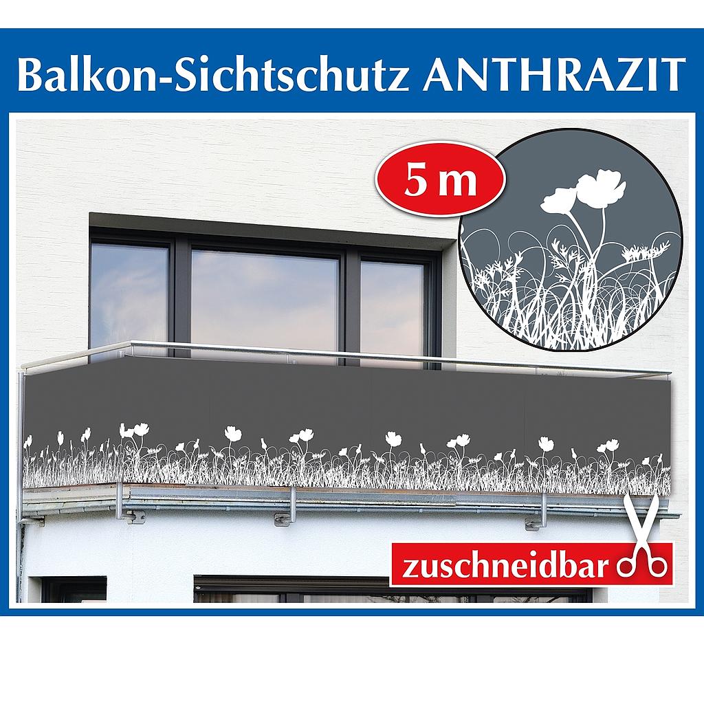 WENKO® - Balkon-Sichtschutz anthrazit
