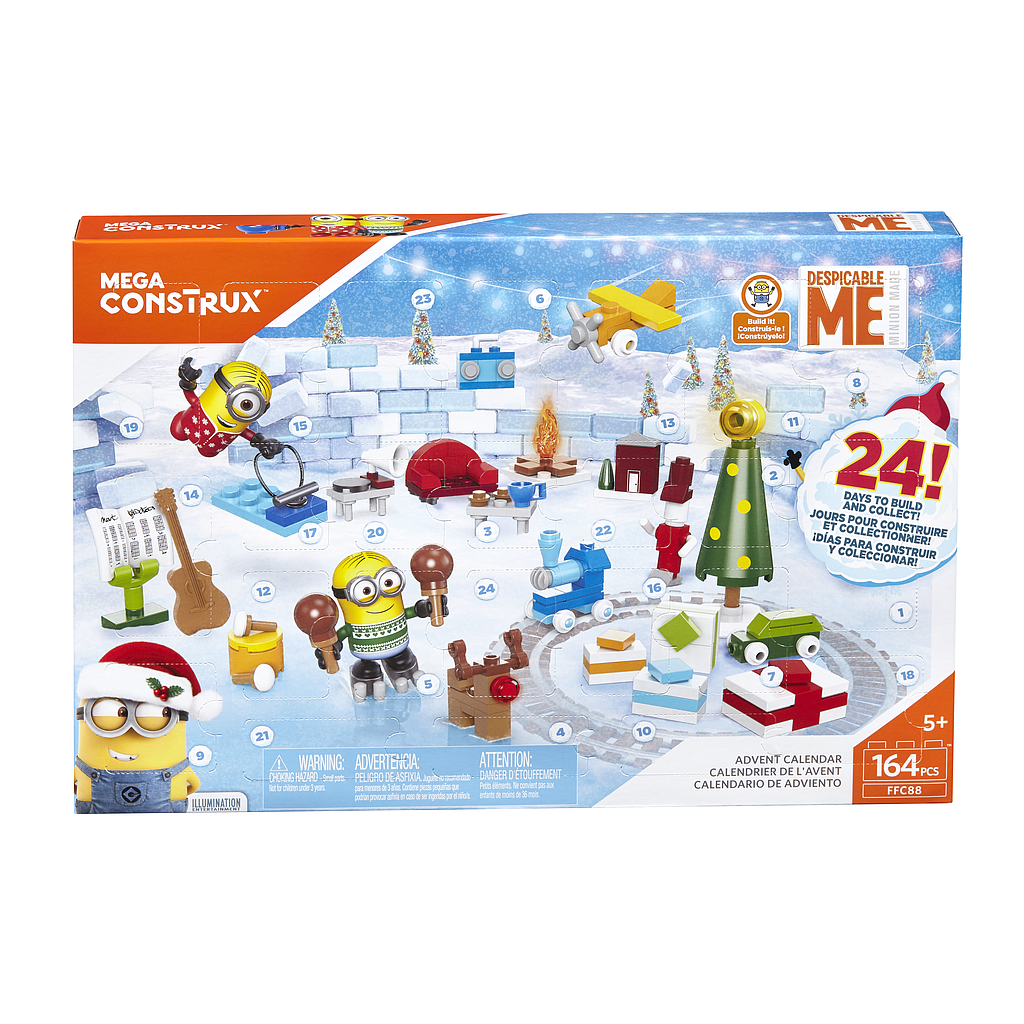 Mattel Mega Construx FFC88 - &quot;Ich einfach unverbesserlich 3&quot; Adventskalender