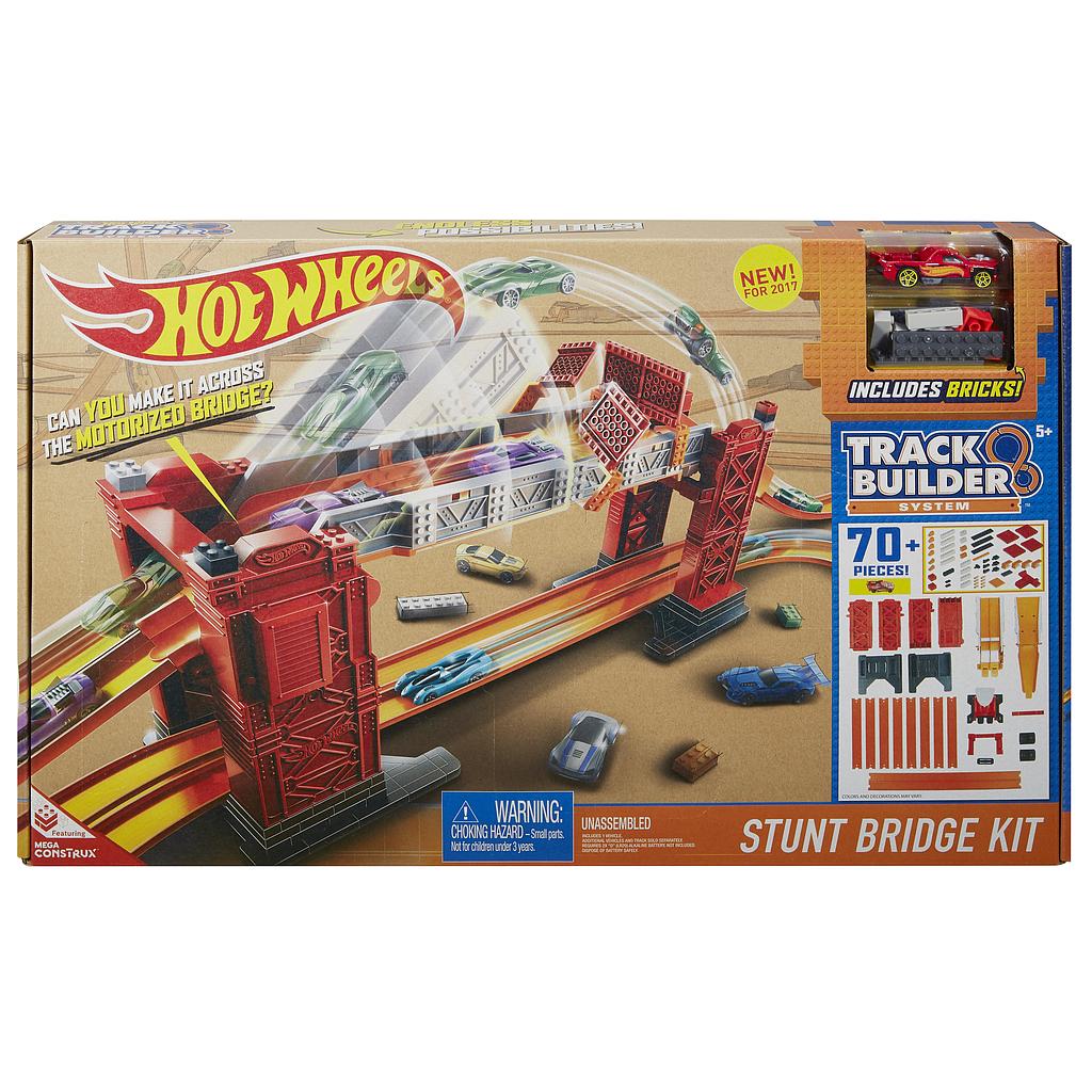 Mattel Hot Wheels DWW97 - Track Builder Bridge Stunt Kit