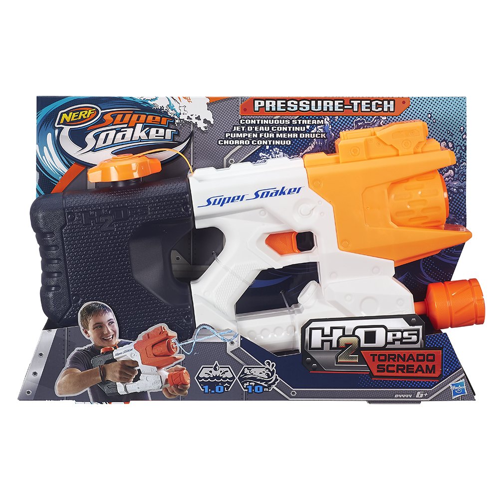 Hasbro Super Soaker B4444EU4 - H2OPS Tornado Scream, Wasserpistole