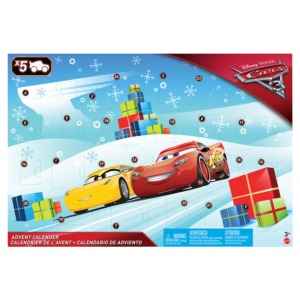 Mattel Disney Cars FGV14 - Disney Cars 3 Adventskalender