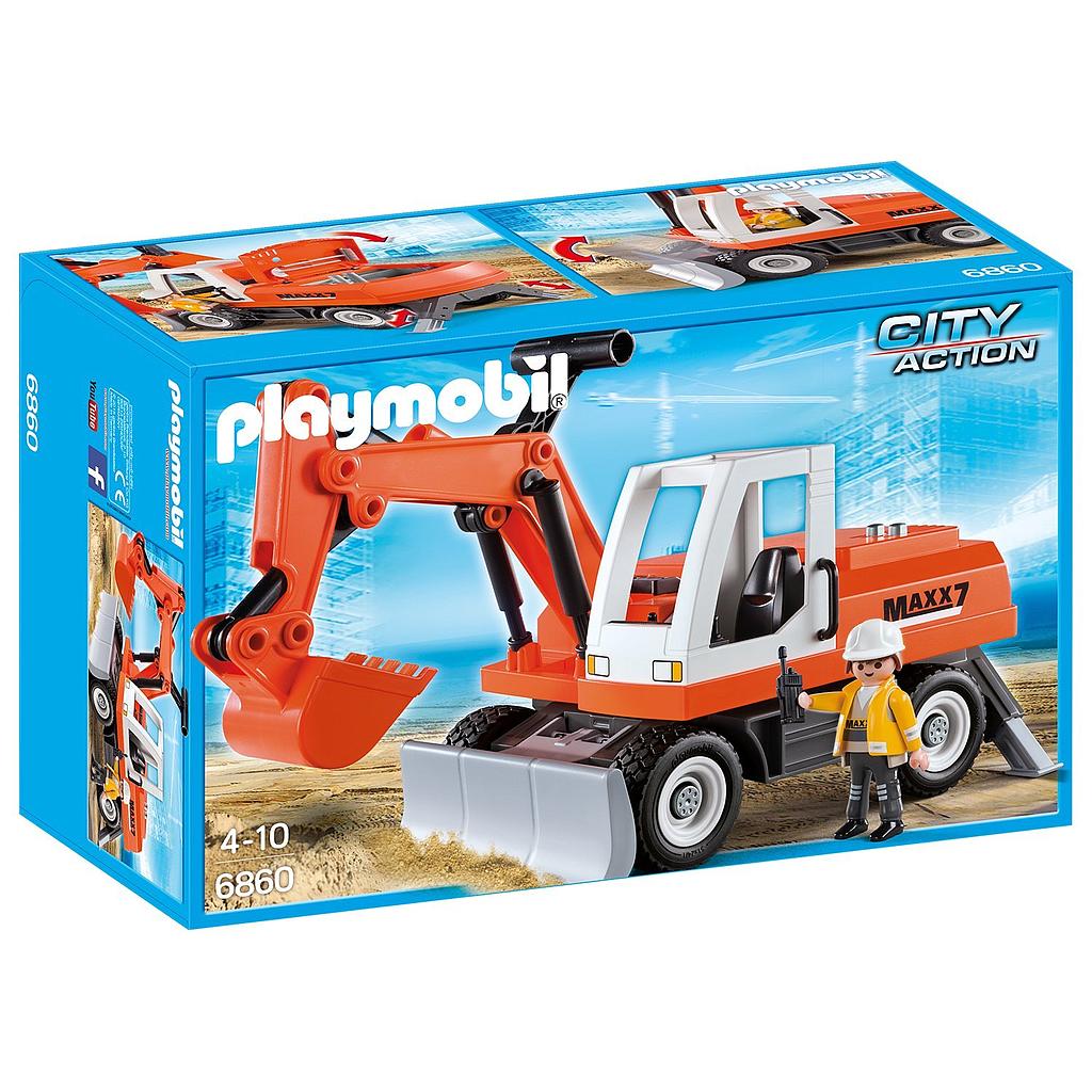 PLAYMOBIL® 6860 - Schaufelbagger mit Räumschild, Spielwerkzeug