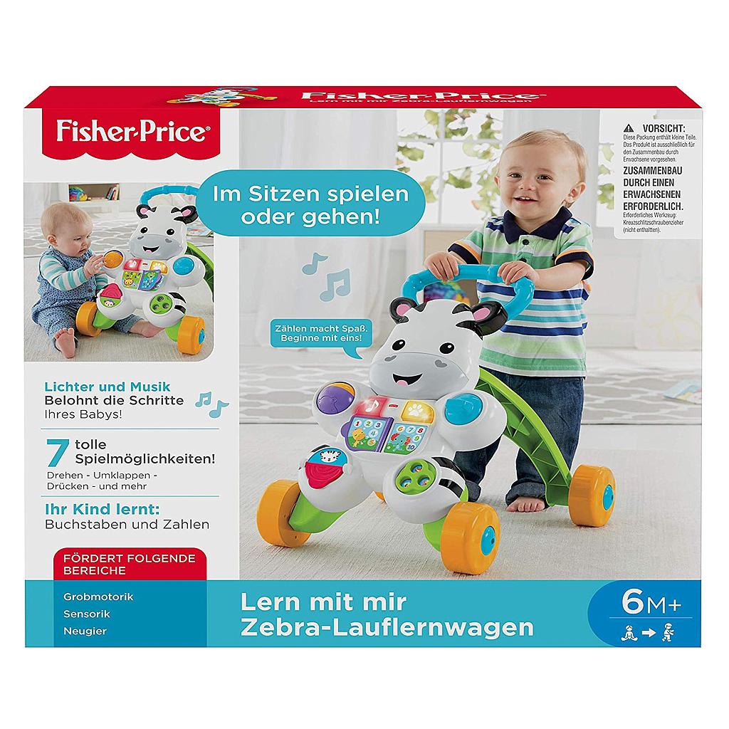 Mattel DLD94 - Fisher-Price Spiel- und Lauflernwagen
