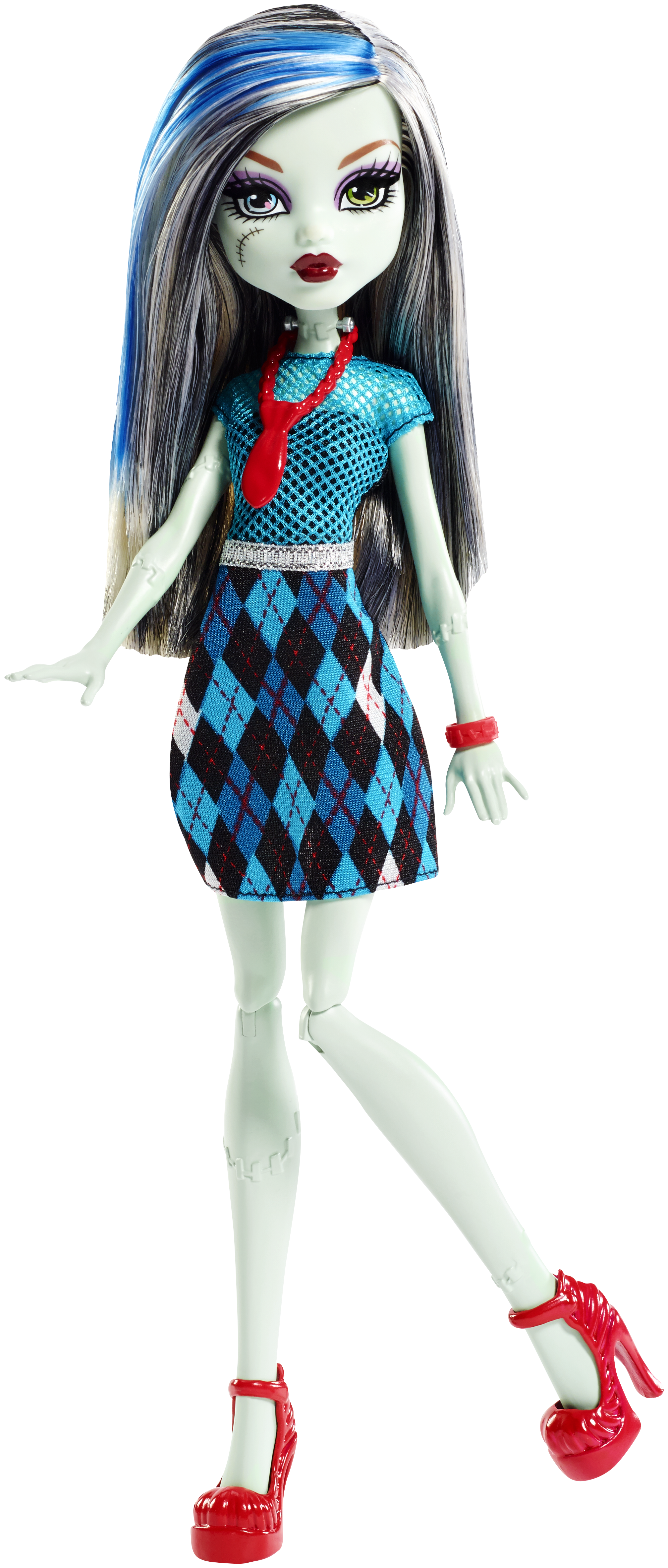 Mattel Monster High DKY20 - Modepuppe, Frankie Stein, bunt