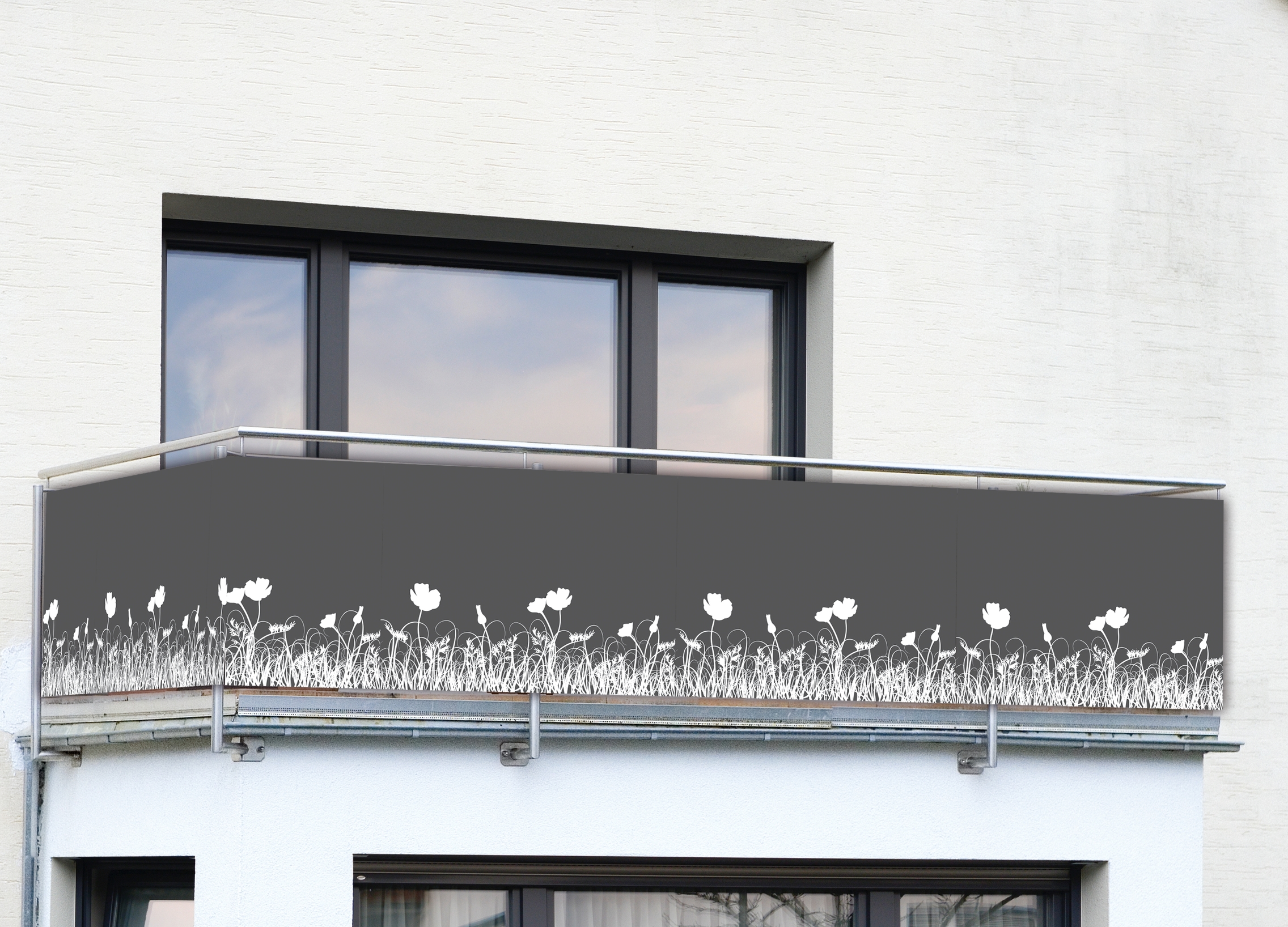 WENKO® - Balkon-Sichtschutz anthrazit