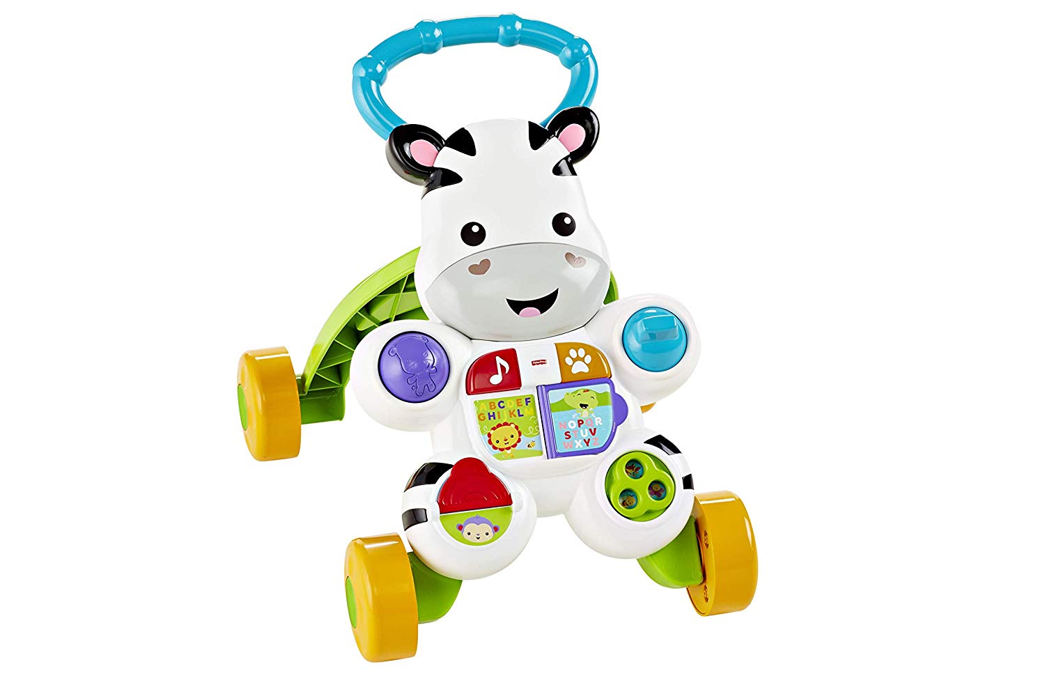 Mattel Fisher-Price DLD94 Lern mit mir - Zebra Lauflernwagen