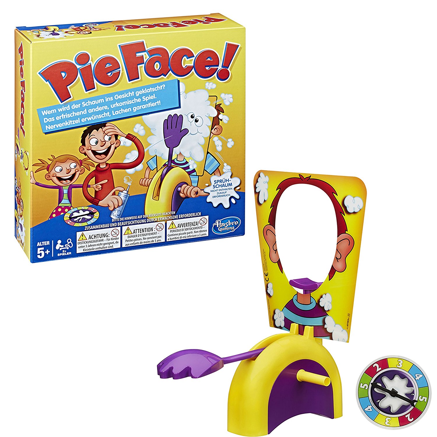 Hasbro Spiele B7063100 - Pie Face, Partyspiel