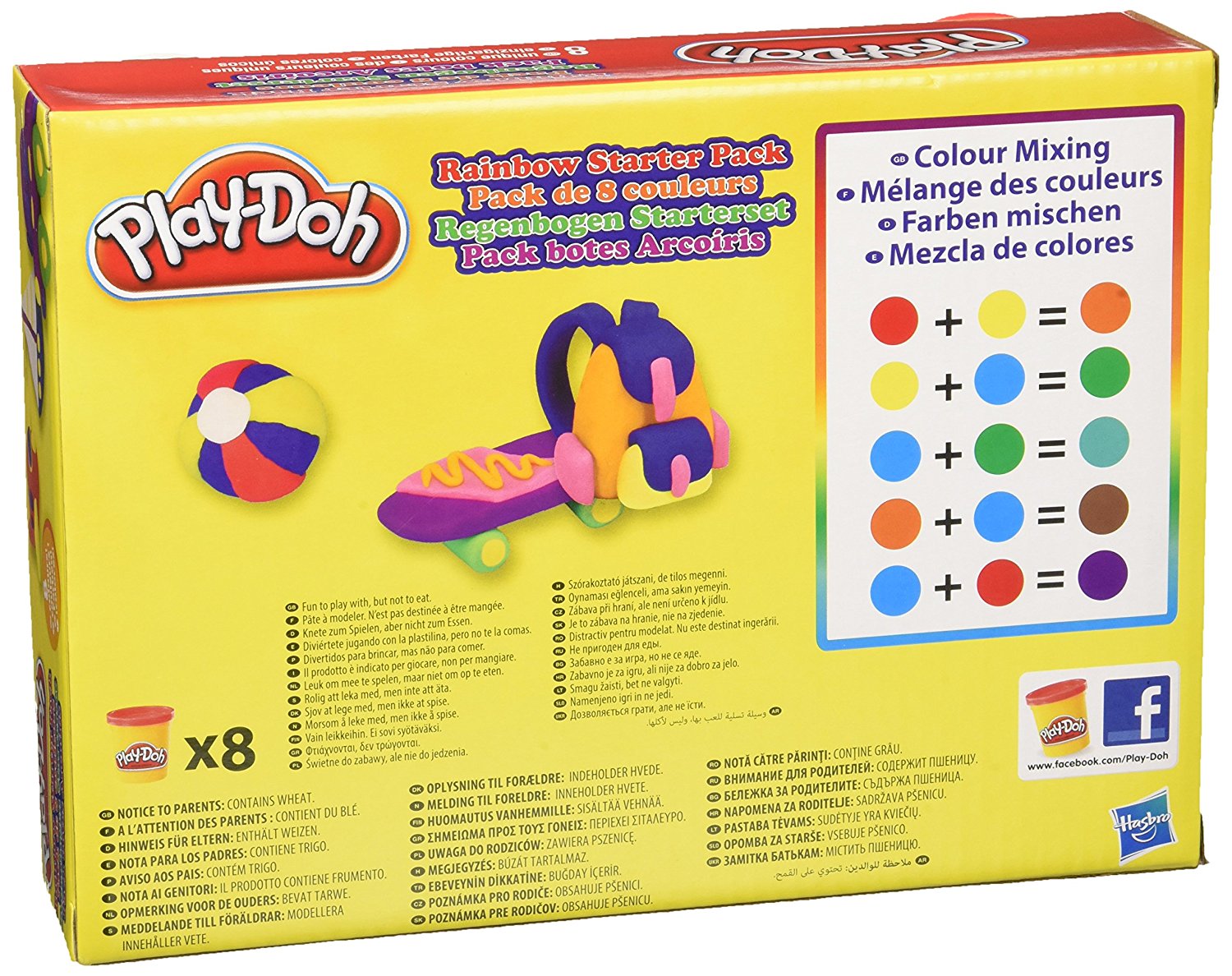 Hasbro A7923EU5 - Play-Doh Regenbogen Startset