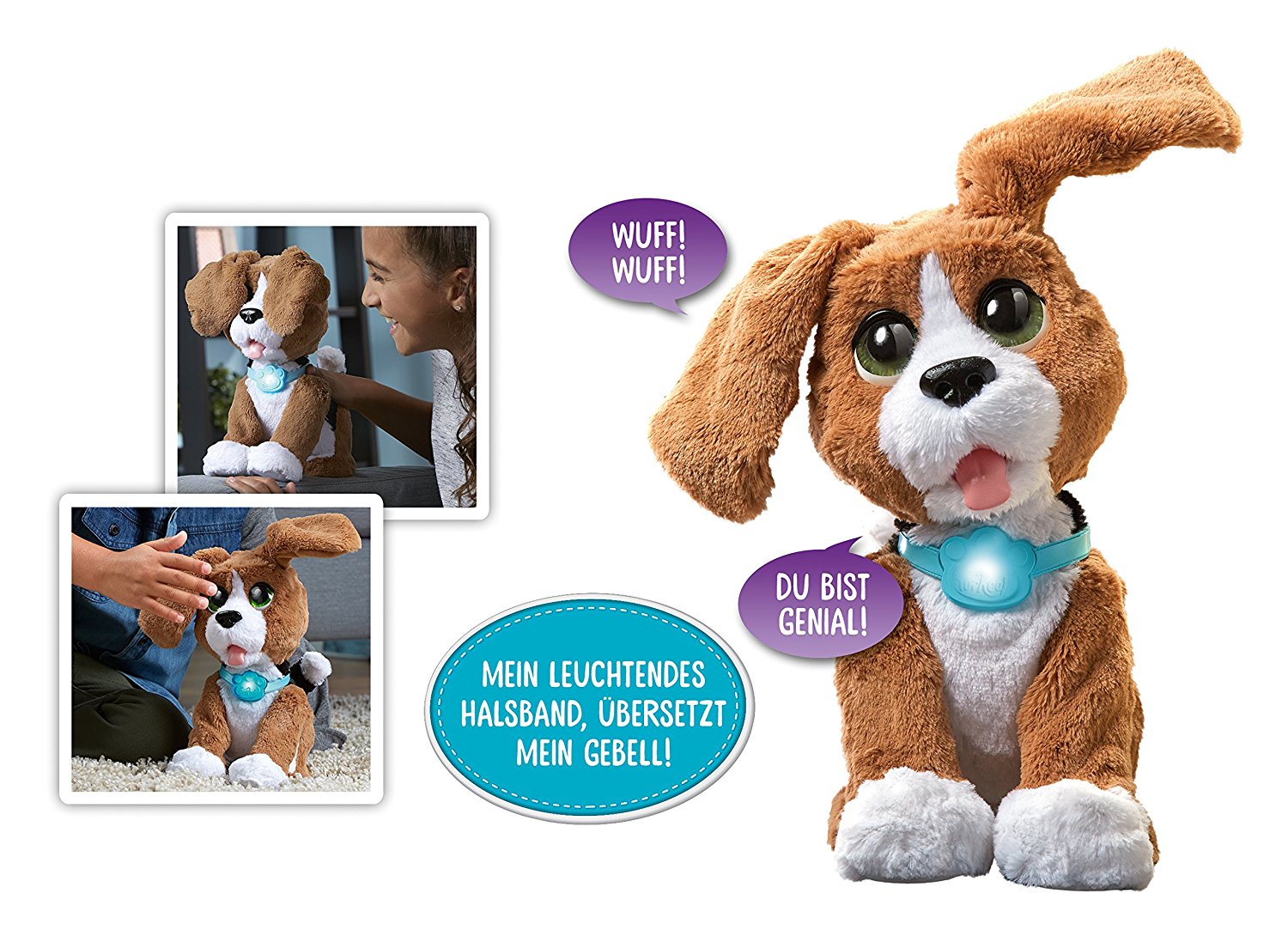 Hasbro FurReal Friends B9070100 - Benni der sprechende Beagle