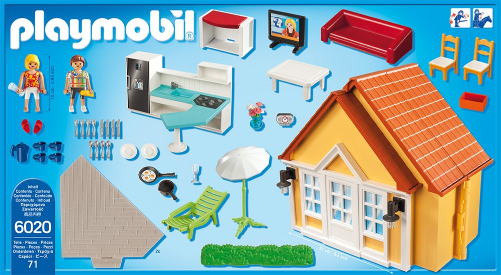 PLAYMOBIL® 6020 - Aufklapp-Ferienhaus