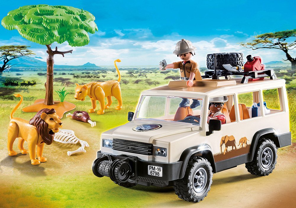 PLAYMOBIL 6798 - Safari-Geländewagen mit Seilwinde