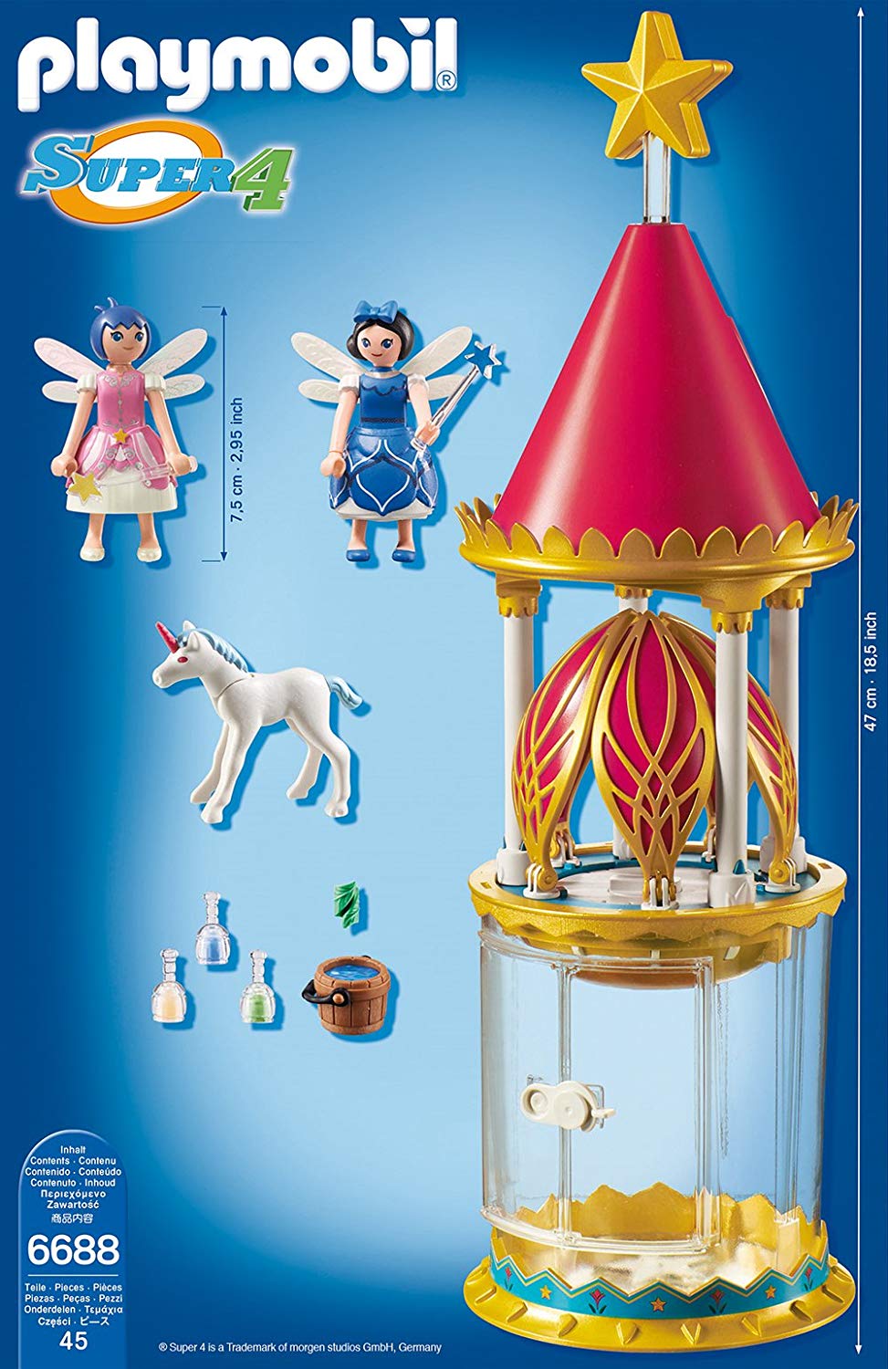 Playmobil® 6688 - Zauberhafter Blütenturm mit Feen-Spieluhr und Twinkle