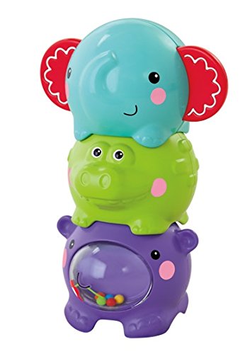 Mattel BGP41 - Fisher-Price Stapelfreunde, 3 niedliche Tiere