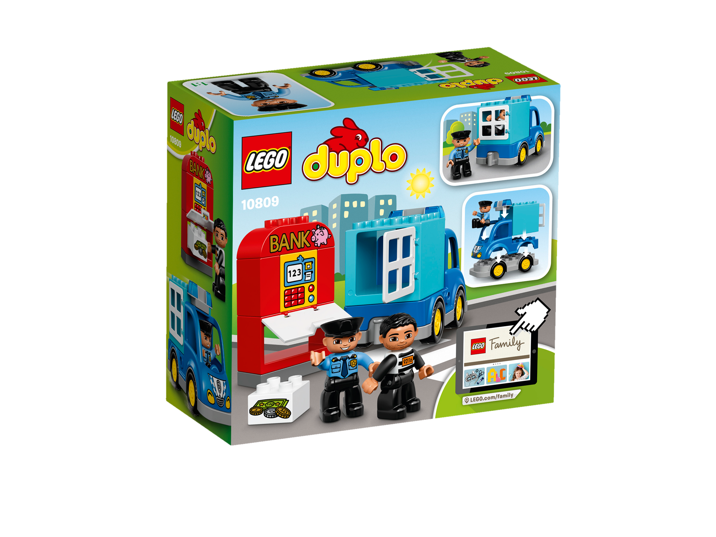 LEGO® DUPLO® 10809 - Polizeistreife, Kleinkinder-Spielzeug, große Bausteine