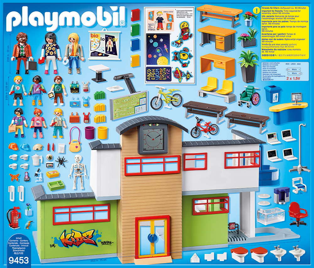 PLAYMOBIL® 9453 - Große Schule mit Einrichtung