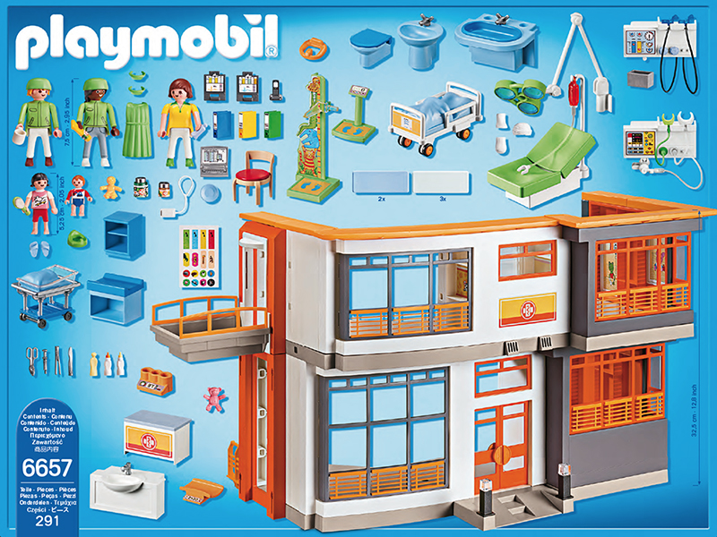 PLAYMOBIL® 6657 - Kinderklinik mit Einrichtung