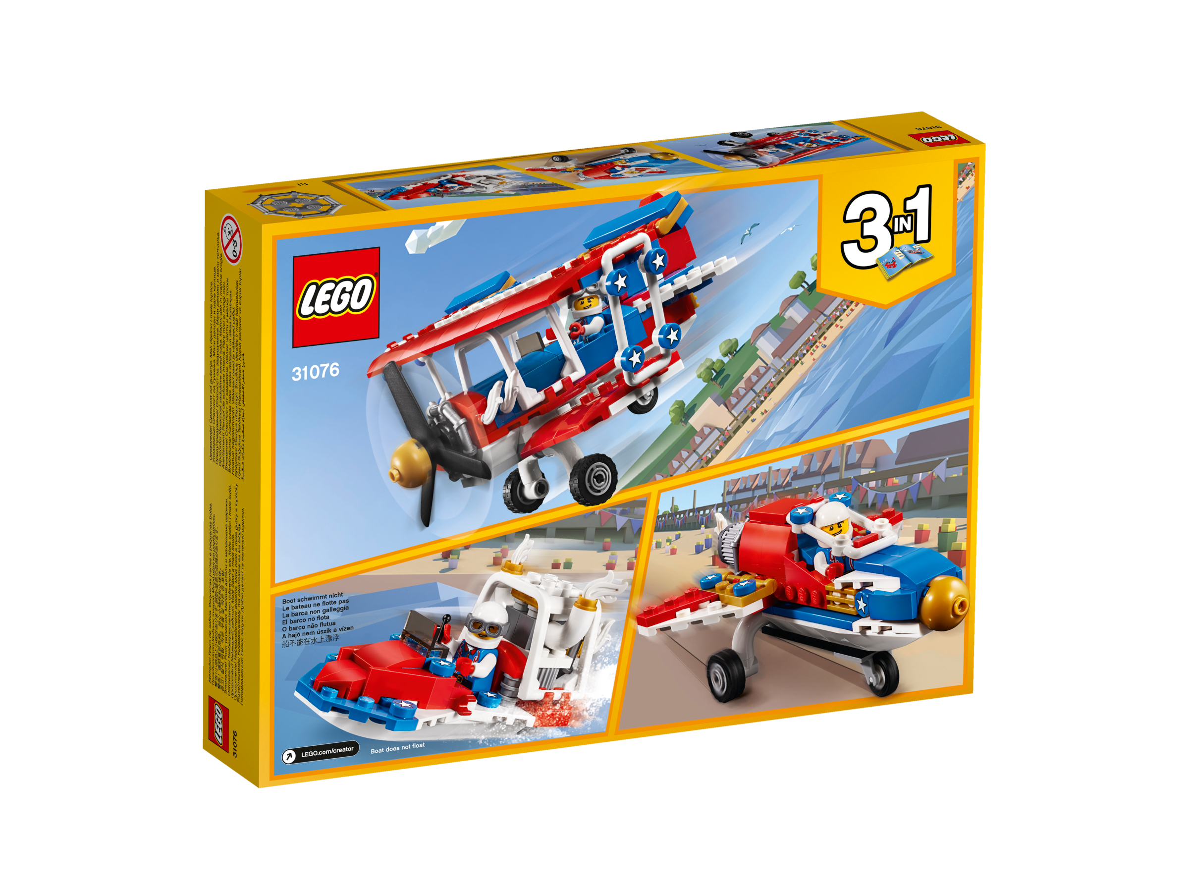 LEGO® Creator 31076 - Tollkühner Flieger, Bauspielzeug