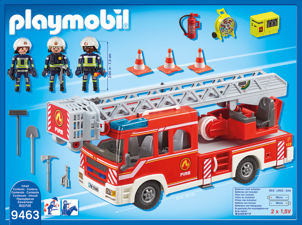 PLAYMOBIL® 9463 - Feuerwehr-Leiterfahrzeug