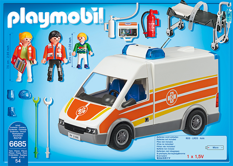 PLAYMOBIL® 6685 - Krankenwagen mit Licht und Sound