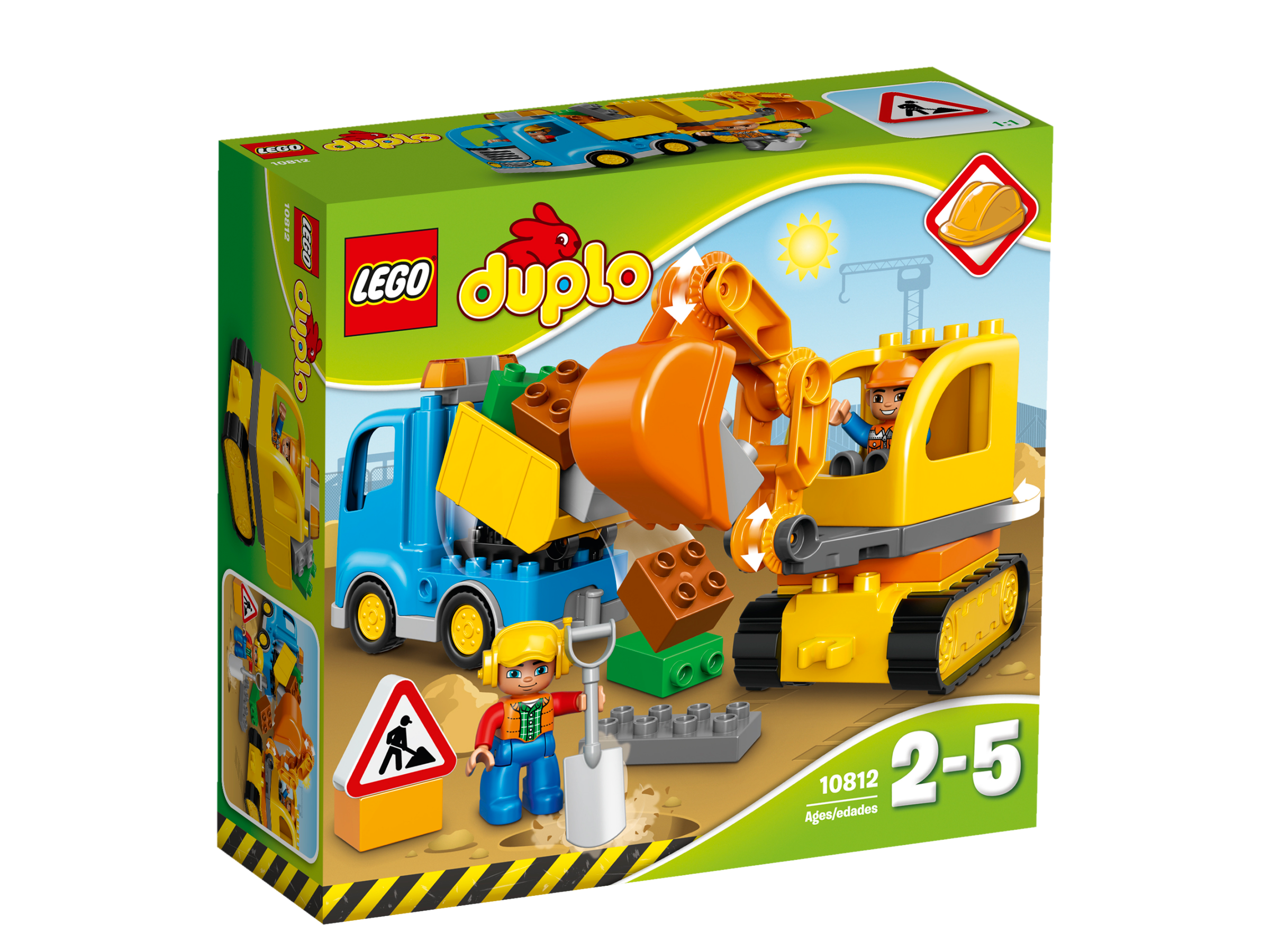 LEGO® DUPLO® 10812 - Bagger und Lastwagen, Ideales Geschenk für 2 Jährige