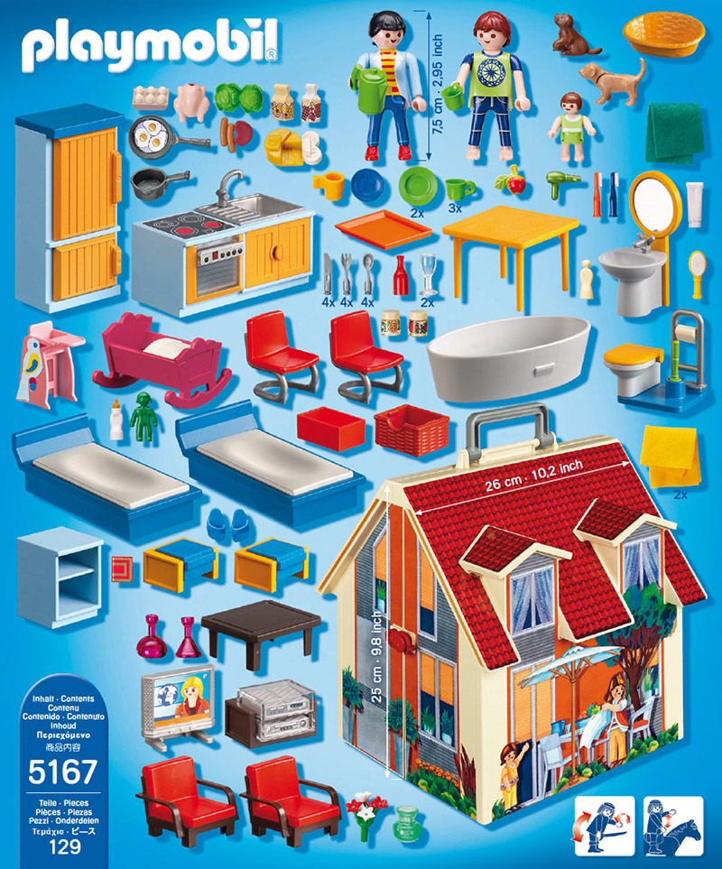 PLAYMOBIL® 5167 - Neues Mitnehm-Puppenhaus