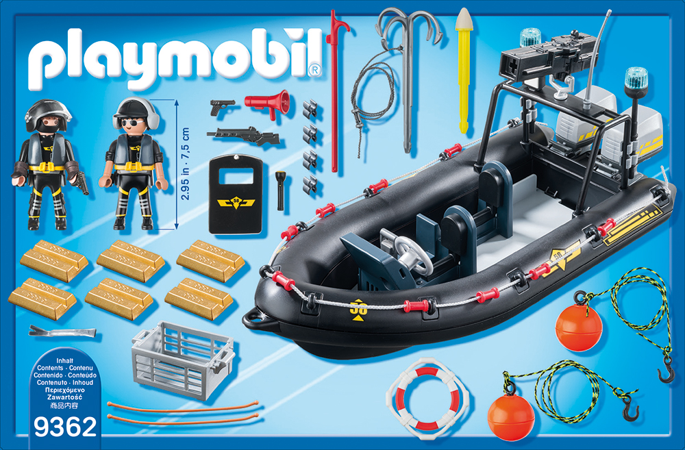 PLAYMOBIL® 9362 - SEK-Schlauchboot