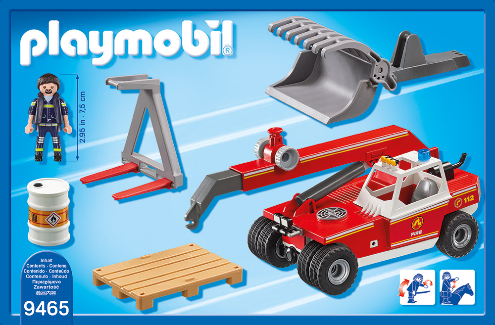 PLAYMOBIL® 9465 - Feuerwehr-Teleskoplader